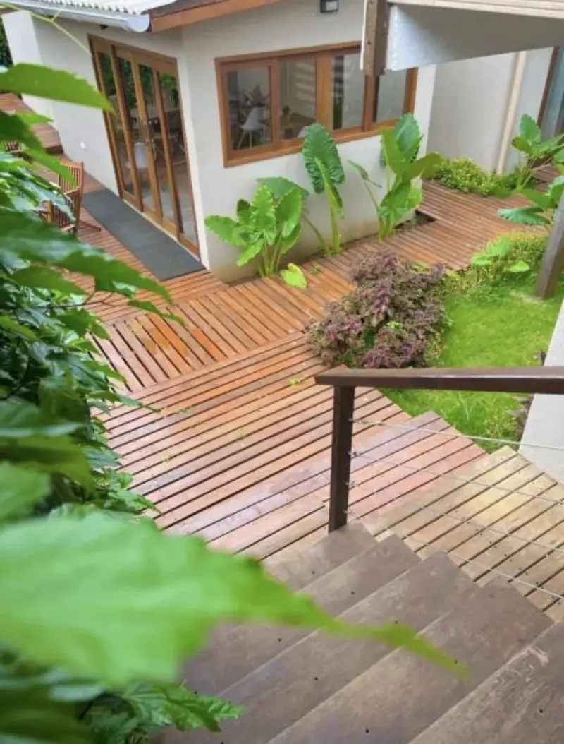 Pousada Maresia: externa deck